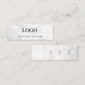Minimalistisch Zakelijk Logo Kleding Label Hang Ta (Voorkant / Achterkant)