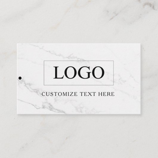 Minimalistisch Zakelijk Logo Kleding Label Hang Ta (Voorkant)