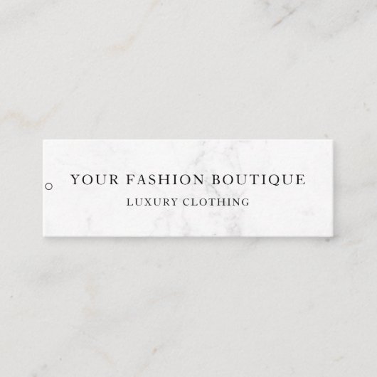 Minimalistisch Zakelijk Logo Kleding Label Hang Ta (Voorkant)