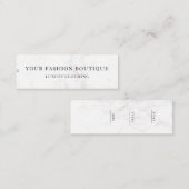 Minimalistisch Zakelijk Logo Kleding Label Hang Ta (Voorkant / Achterkant)