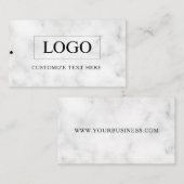 Minimalistisch Zakelijk Logo Kleding Label Hang Ta (Voorkant / Achterkant)
