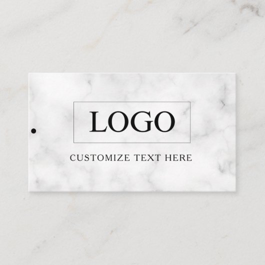 Minimalistisch Zakelijk Logo Kleding Label Hang Ta (Voorkant)