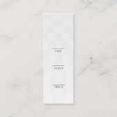 Minimalistisch Zakelijk Logo Kleding Label Hang Ta (Achterkant)