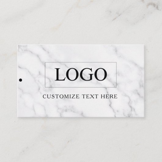 Minimalistisch Zakelijk Logo Kleding Label Hang Ta (Voorkant)