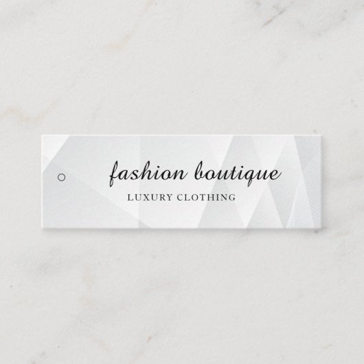 Minimalistisch Zakelijk Logo Kleding Label Hang Ta (Voorkant)