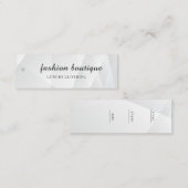 Minimalistisch Zakelijk Logo Kleding Label Hang Ta (Voorkant / Achterkant)