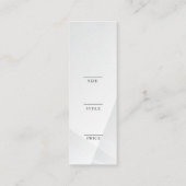 Minimalistisch Zakelijk Logo Kleding Label Hang Ta (Achterkant)