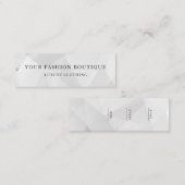 Minimalistisch Zakelijk Logo Kleding Label Hang Ta (Voorkant / Achterkant)