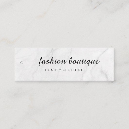 Minimalistisch Zakelijk Logo Kleding Label Hang Ta (Voorkant)