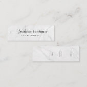 Minimalistisch Zakelijk Logo Kleding Label Hang Ta (Voorkant / Achterkant)