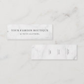 Minimalistisch Zakelijk Logo Kleding Label Hang Ta (Voorkant / Achterkant)
