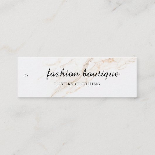Minimalistisch Zakelijk Logo Kleding Label Hang Ta (Voorkant)
