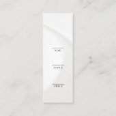 Minimalistisch Zakelijk Logo Kleding Label Hang Ta (Achterkant)