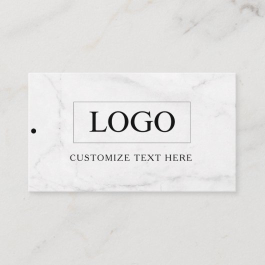 Minimalistisch Zakelijk Logo Kleding Label Hang Ta (Voorkant)