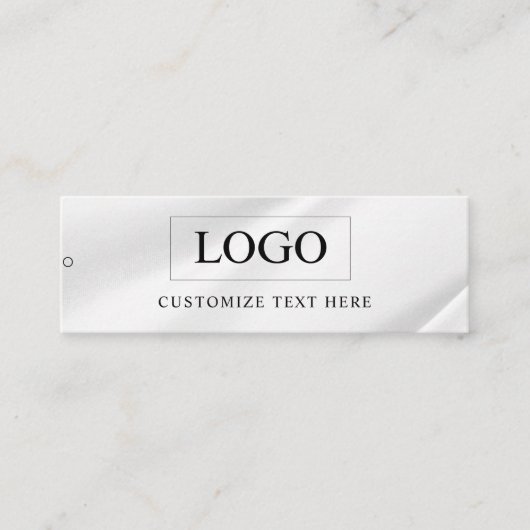 Minimalistisch Zakelijk Logo Kleding Label Hang Ta (Voorkant)