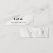 Minimalistisch Zakelijk Logo Kleding Label Hang Ta (Voorkant / Achterkant)