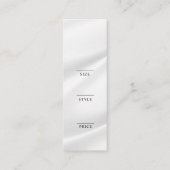 Minimalistisch Zakelijk Logo Kleding Label Hang Ta (Achterkant)