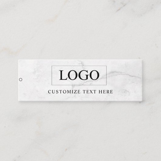 Minimalistisch Zakelijk Logo Kleding Label Hang Ta (Voorkant)