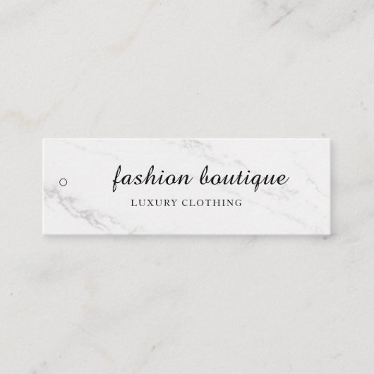 Minimalistisch Zakelijk Logo Kleding Label Hang Ta (Voorkant)