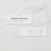Minimalistisch Zakelijk Logo Kleding Label Hang Ta (Voorkant / Achterkant)