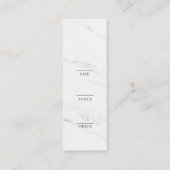 Minimalistisch Zakelijk Logo Kleding Label Hang Ta (Achterkant)