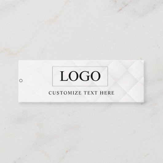 Minimalistisch Zakelijk Logo Kleding Label Hang Ta (Voorkant)