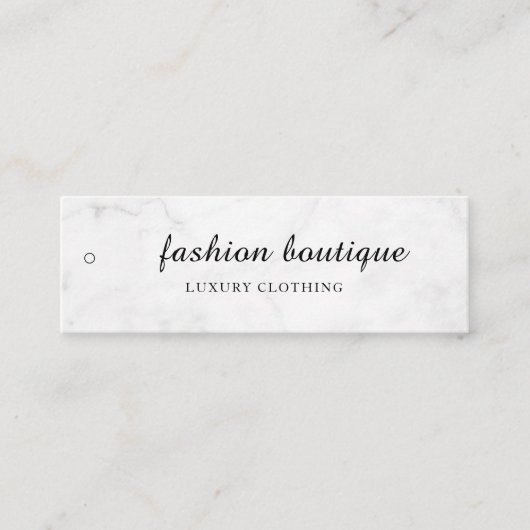 Minimalistisch Zakelijk Logo Kleding Label Hang Ta (Voorkant)