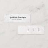 Minimalistisch Zakelijk Logo Kleding Label Hang Ta (Voorkant / Achterkant)