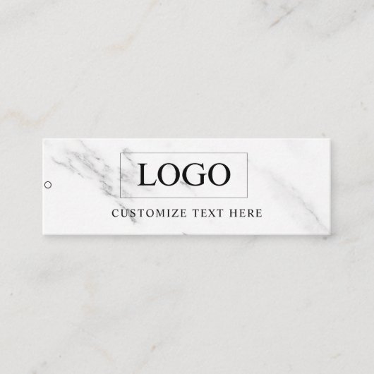 Minimalistisch Zakelijk Logo Kleding Label Hang Ta (Voorkant)