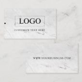 Minimalistisch Zakelijk Logo Kleding Label Hang Ta (Voorkant / Achterkant)