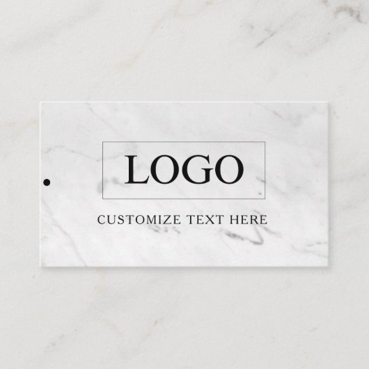 Minimalistisch Zakelijk Logo Kleding Label Hang Ta (Voorkant)