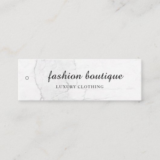 Minimalistisch Zakelijk Logo Kleding Label Hang Ta (Voorkant)