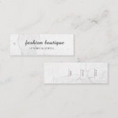Minimalistisch Zakelijk Logo Kleding Label Hang Ta (Voorkant / Achterkant)