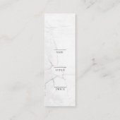 Minimalistisch Zakelijk Logo Kleding Label Hang Ta (Achterkant)