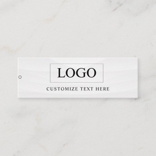 Minimalistisch Zakelijk Logo Kleding Label Hang Ta (Voorkant)