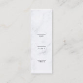 Minimalistisch Zakelijk Logo Kleding Label Hang Ta (Achterkant)