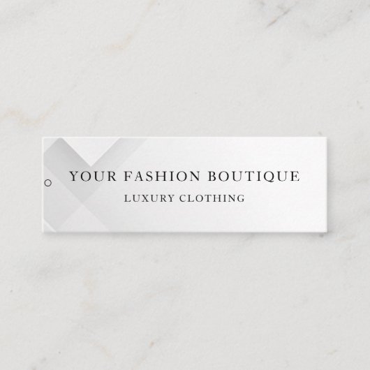 Minimalistisch Zakelijk Logo Kleding Label Hang Ta (Voorkant)