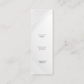 Minimalistisch Zakelijk Logo Kleding Label Hang Ta (Achterkant)