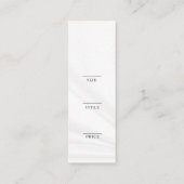 Minimalistisch Zakelijk Logo Kleding Label Hang Ta (Achterkant)