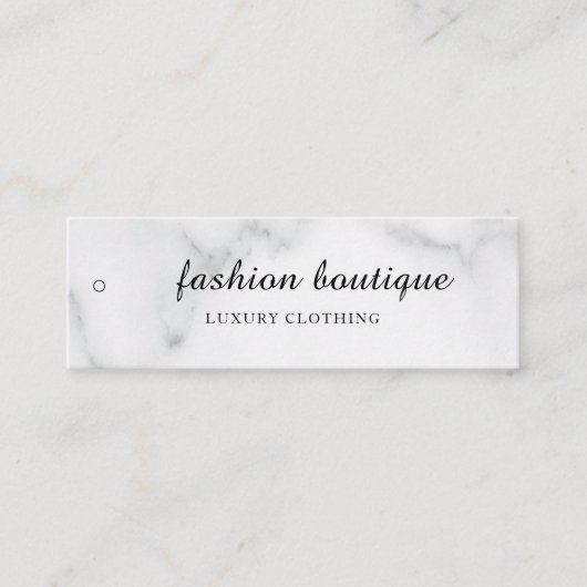 Minimalistisch Zakelijk Logo Kleding Label Hang Ta (Voorkant)
