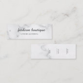 Minimalistisch Zakelijk Logo Kleding Label Hang Ta (Voorkant / Achterkant)