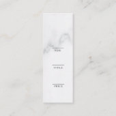 Minimalistisch Zakelijk Logo Kleding Label Hang Ta (Achterkant)