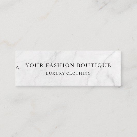 Minimalistisch Zakelijk Logo Kleding Label Hang Ta (Voorkant)