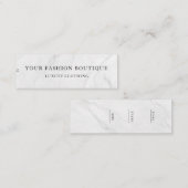 Minimalistisch Zakelijk Logo Kleding Label Hang Ta (Voorkant / Achterkant)