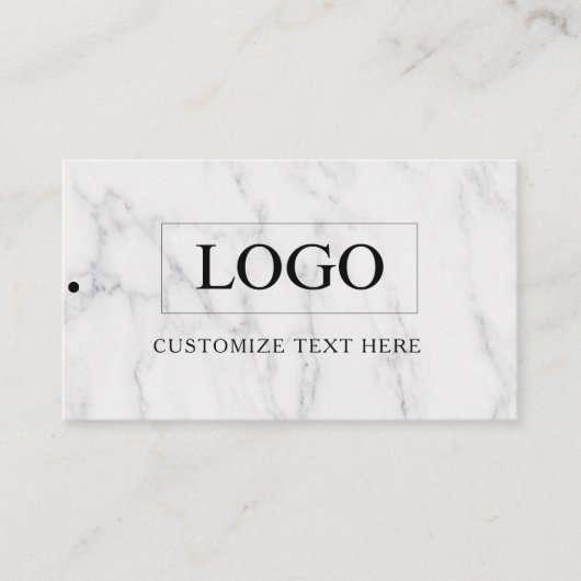 Minimalistisch Zakelijk Logo Kleding Label Hang Ta (Voorkant)