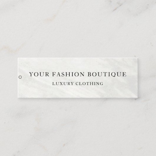 Minimalistisch Zakelijk Logo Kleding Label Hang Ta (Voorkant)