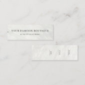 Minimalistisch Zakelijk Logo Kleding Label Hang Ta (Voorkant / Achterkant)