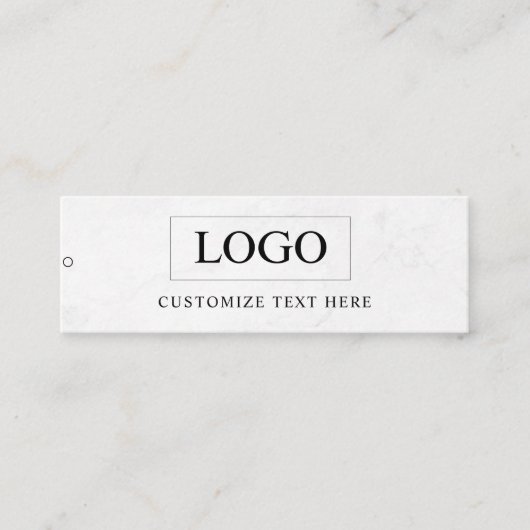 Minimalistisch Zakelijk Logo Kleding Label Hang Ta (Voorkant)