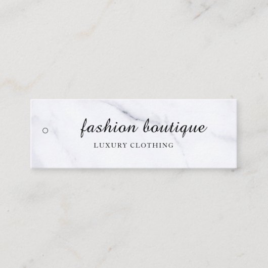 Minimalistisch Zakelijk Logo Kleding Label Hang Ta (Voorkant)