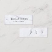Minimalistisch Zakelijk Logo Kleding Label Hang Ta (Voorkant / Achterkant)